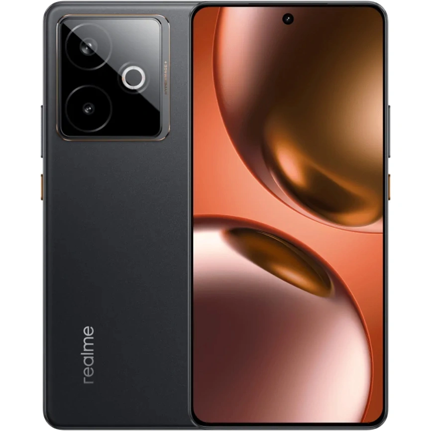 Смартфон Realme GT7T 12/256Gb Obsidian Black фото 1