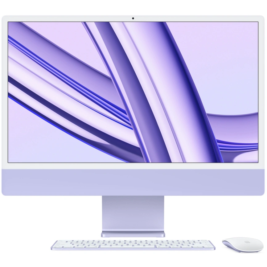 Моноблок Apple iMac (2023) 24 Retina 4.5K M3 8C CPU, 10C GPU/8GB/256Gb Purple (MQRV3) фото 1