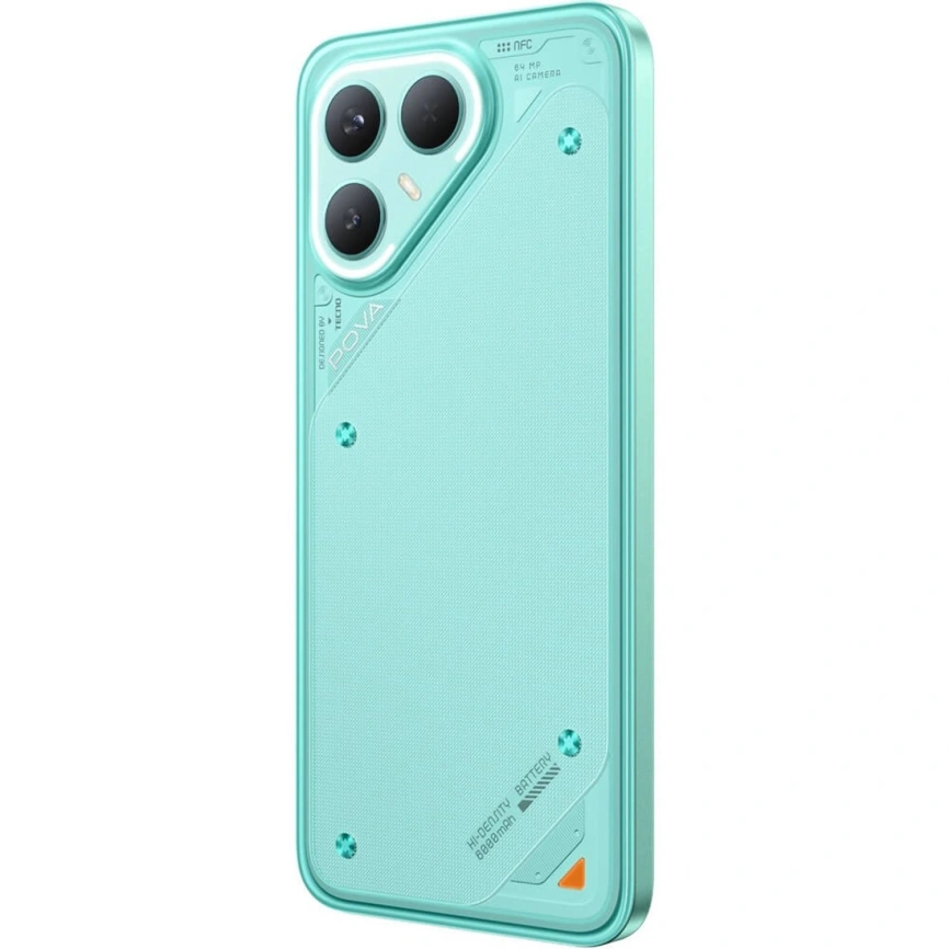 Смартфон Tecno Pova 7 Pro 8/256Gb Neon Cyan фото 2