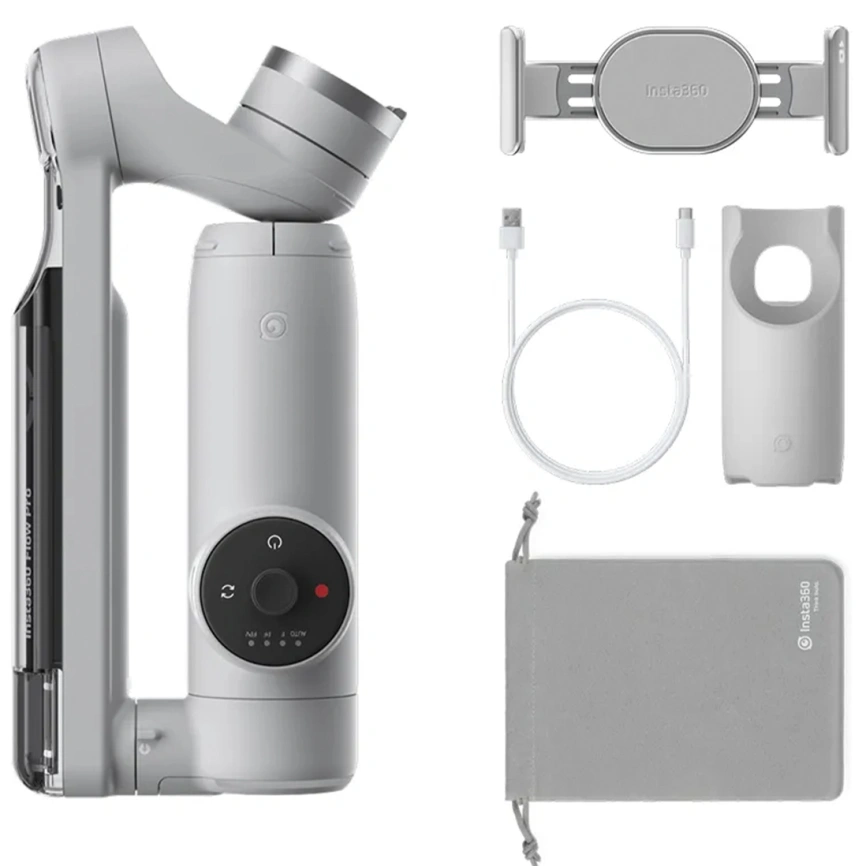 Электрический стабилизатор Insta360 Flow Pro Gray фото 6