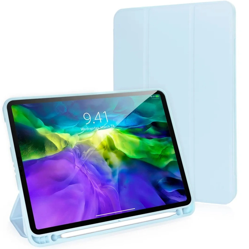 Чехол Gurdini Milano Series для iPad 11 A16 (2025) Cloud Blue фото 1