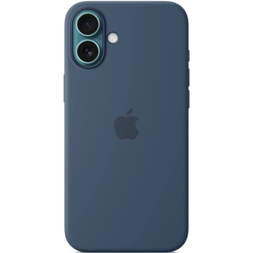 Чехол Apple Silicone Case with MagSafe для iPhone 16 Plus Denim фото 5