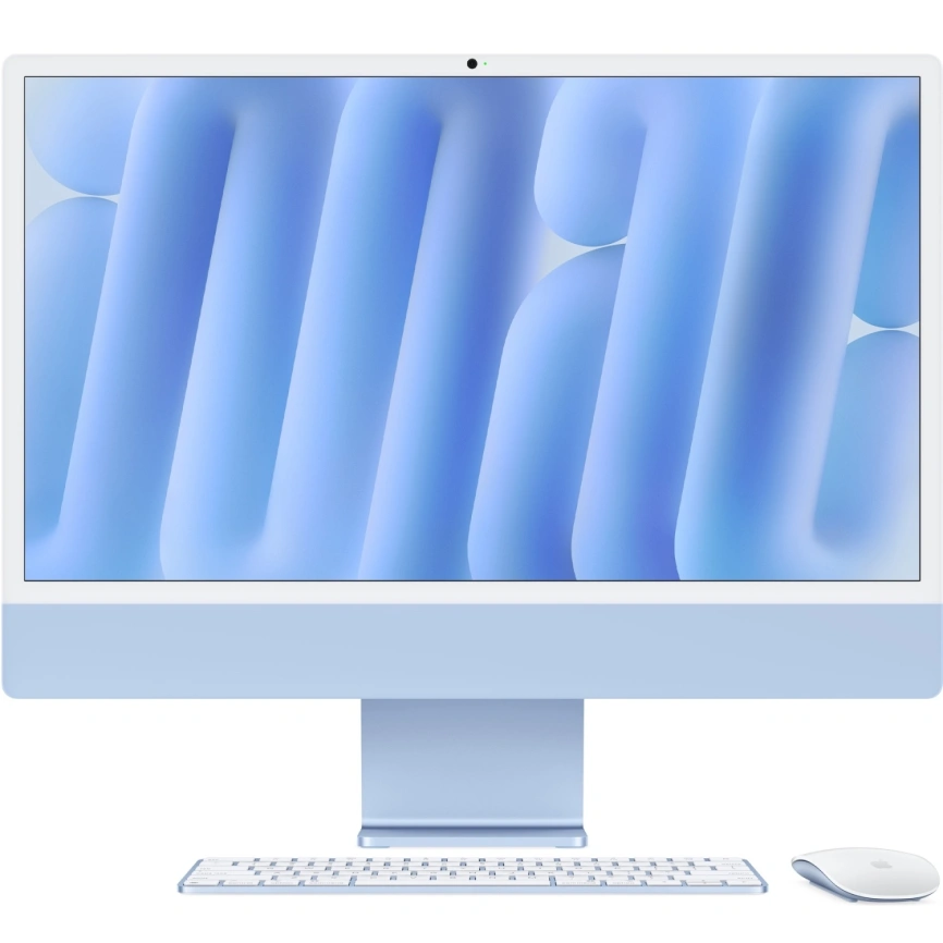 Моноблок Apple iMac (2024) 24 Retina 4.5K M4 10C CPU, 10C GPU/16GB/256Gb(MWV13) Blue фото 1
