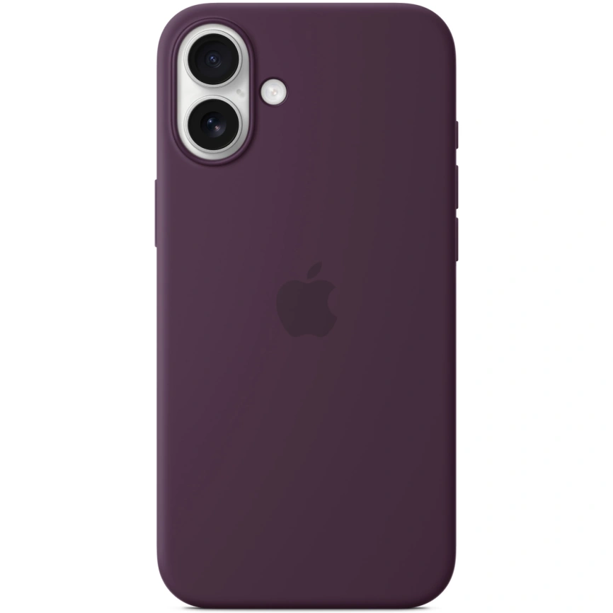 Чехол Apple Silicone Case with MagSafe для iPhone 16 Plum фото 3
