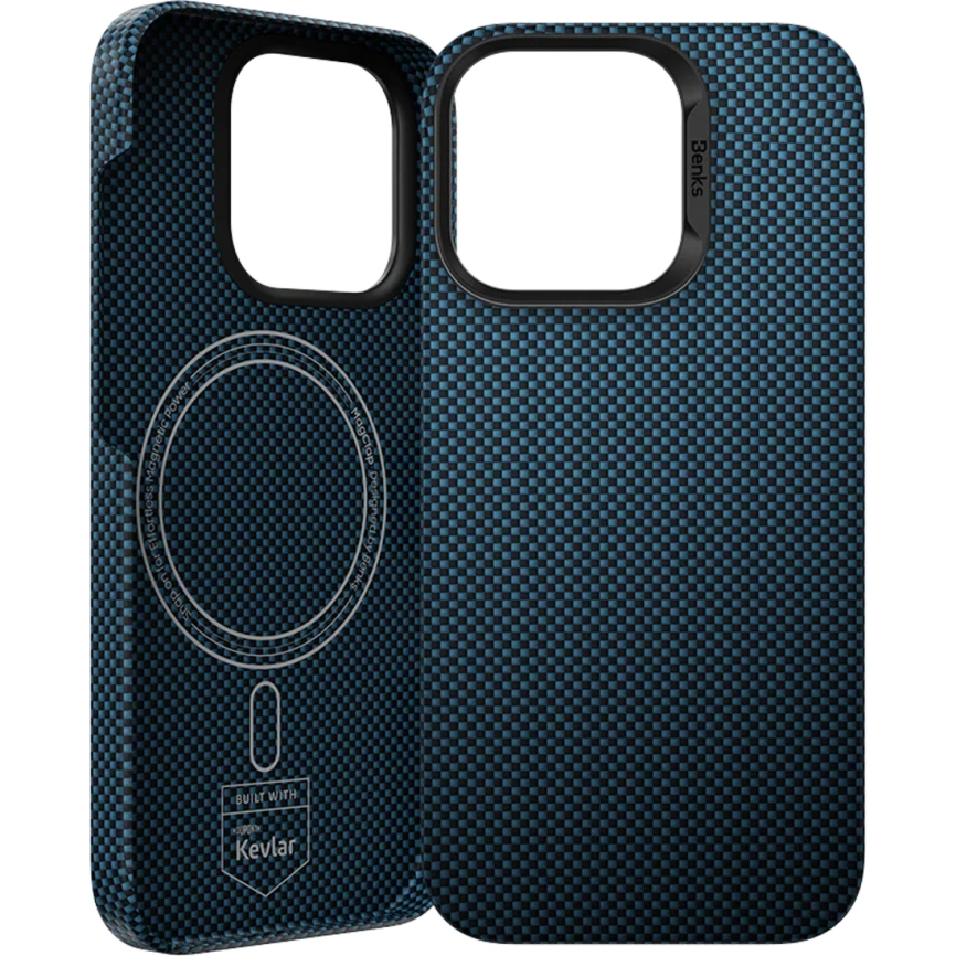 Чехол Benks ArmorTint Case built with Kevlar для iPhone 16 Pro Blue фото 1