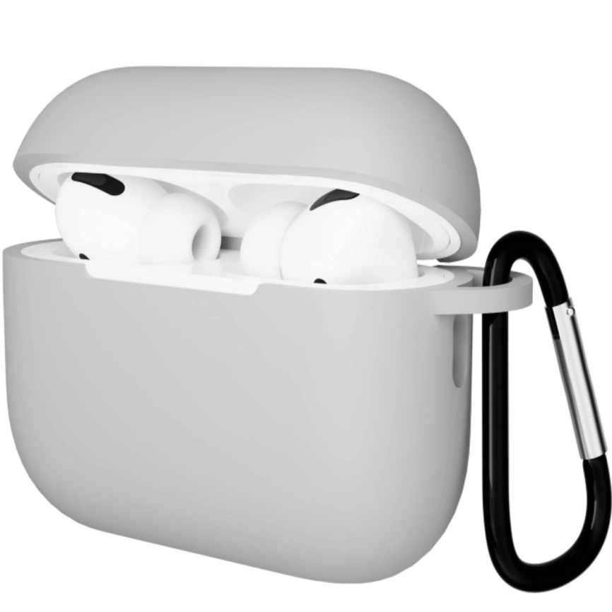 Силиконовый чехол Gurdini для AirPods Pro 3 Gray фото 1