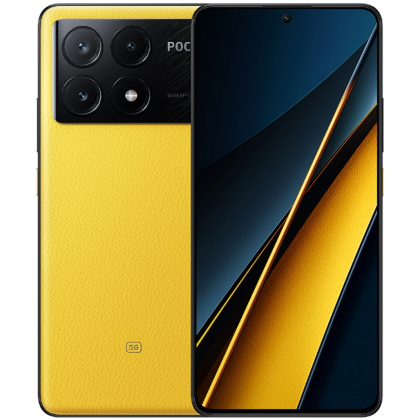 Смартфон Xiaomi Poco X6 Pro 5G 12/512Gb Yellow EAC фото 1