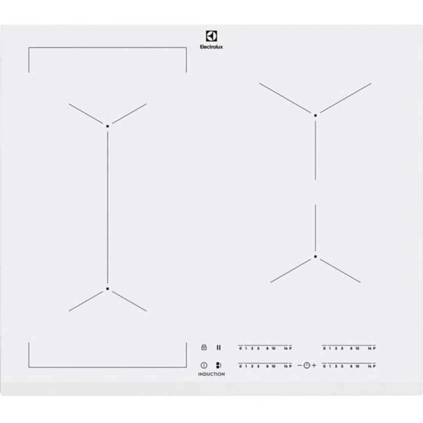 Индукционная варочная панель Electrolux EIV63440BW White фото 1