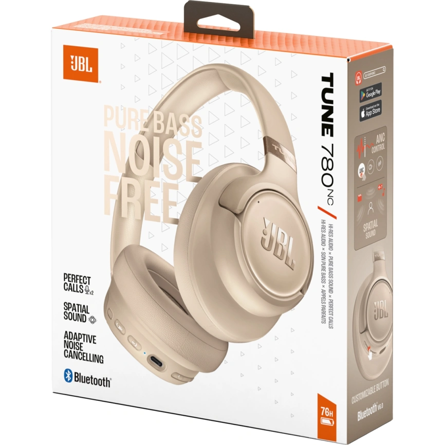 Наушники JBL Tune 780NC Beige фото 10