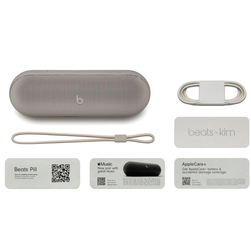 Портативная колонка Beats Pill Kim Kardashian Light Grey фото 5