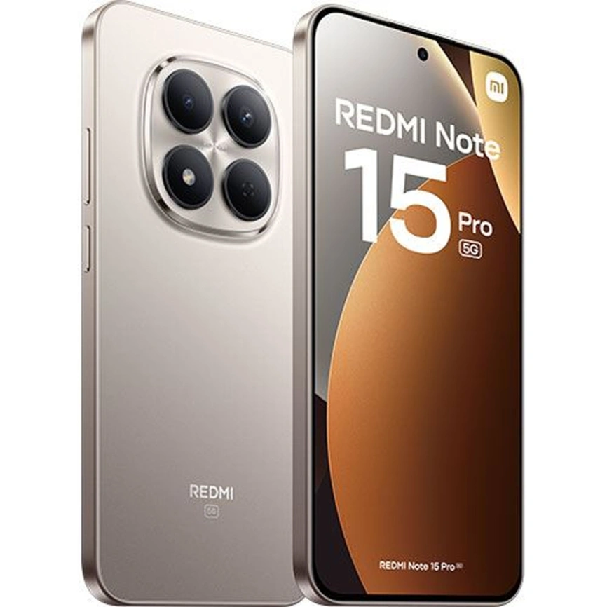 Смартфон Xiaomi Redmi Note 15 Pro 5G 12/256Gb Titanium Global Version фото 2