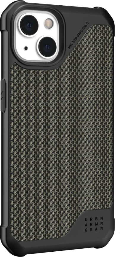 Чехол UAG Metropolis LT для iPhone 13 (11317O113972) Kevlar Olive фото 5