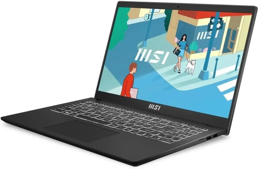 Ноутбук MSI Modern 15 H B13M-022US 15.6 FHD IPS/ i5-13420H/32GB/1TB SSD (9S7-15H411-022) Black фото 2