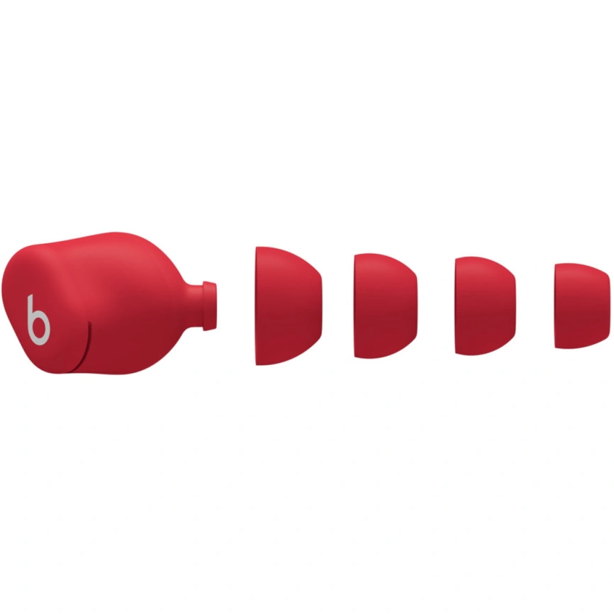 Наушники Beats Solo Buds Transparent Red фото 7