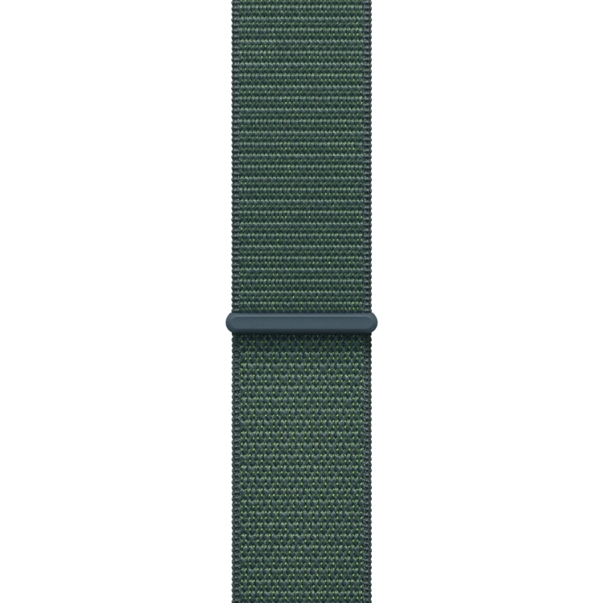 Смарт-часы Apple Watch SE (2024) 44mm Starlight Aluminium Case with Lake Green Sport Loop (MXEW3) фото 2