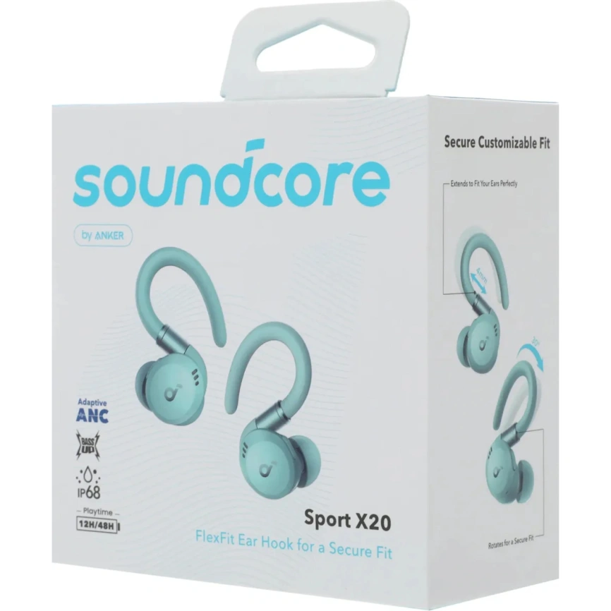 Наушники Anker Soundcore Sport X20 Green (A3968G21) фото 10