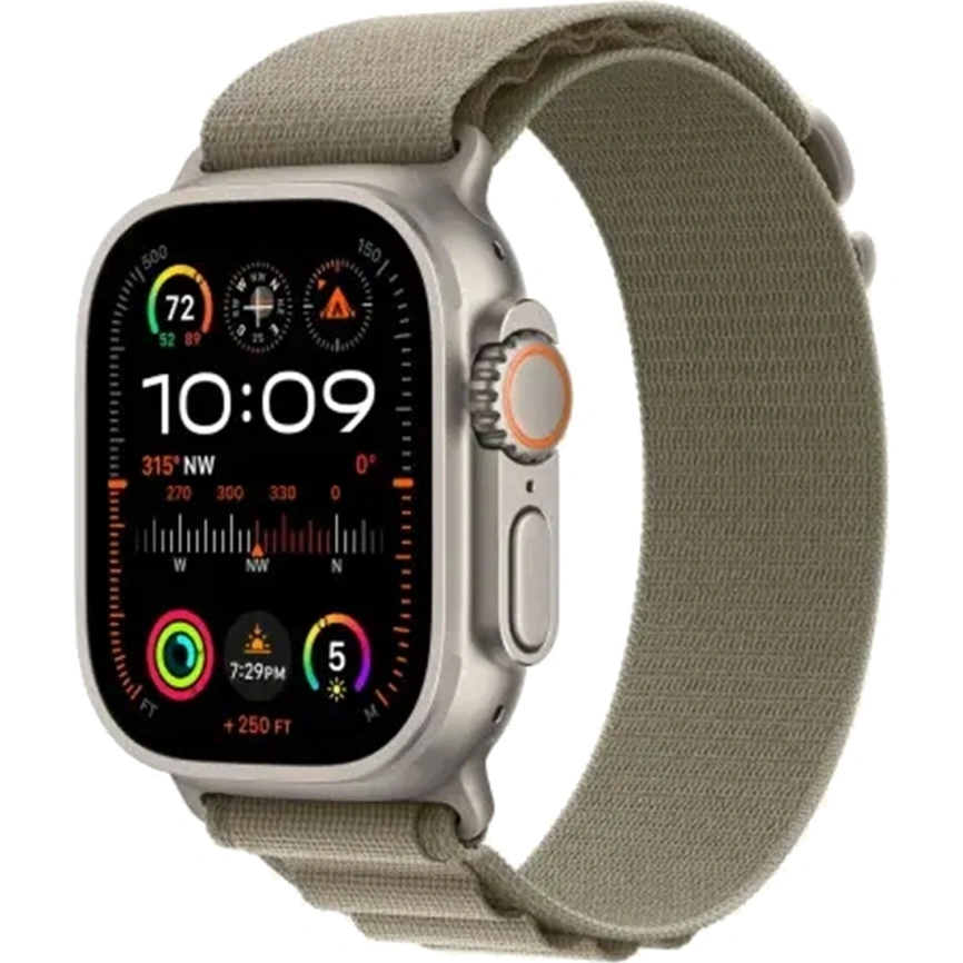 Ремешок Apple Watch Ultra 49mm Olive Alpine Loop M фото 3