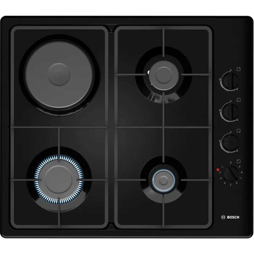Комбинированная варочная панель Bosch Serie 2 PBY6C6B62O Black фото 1
