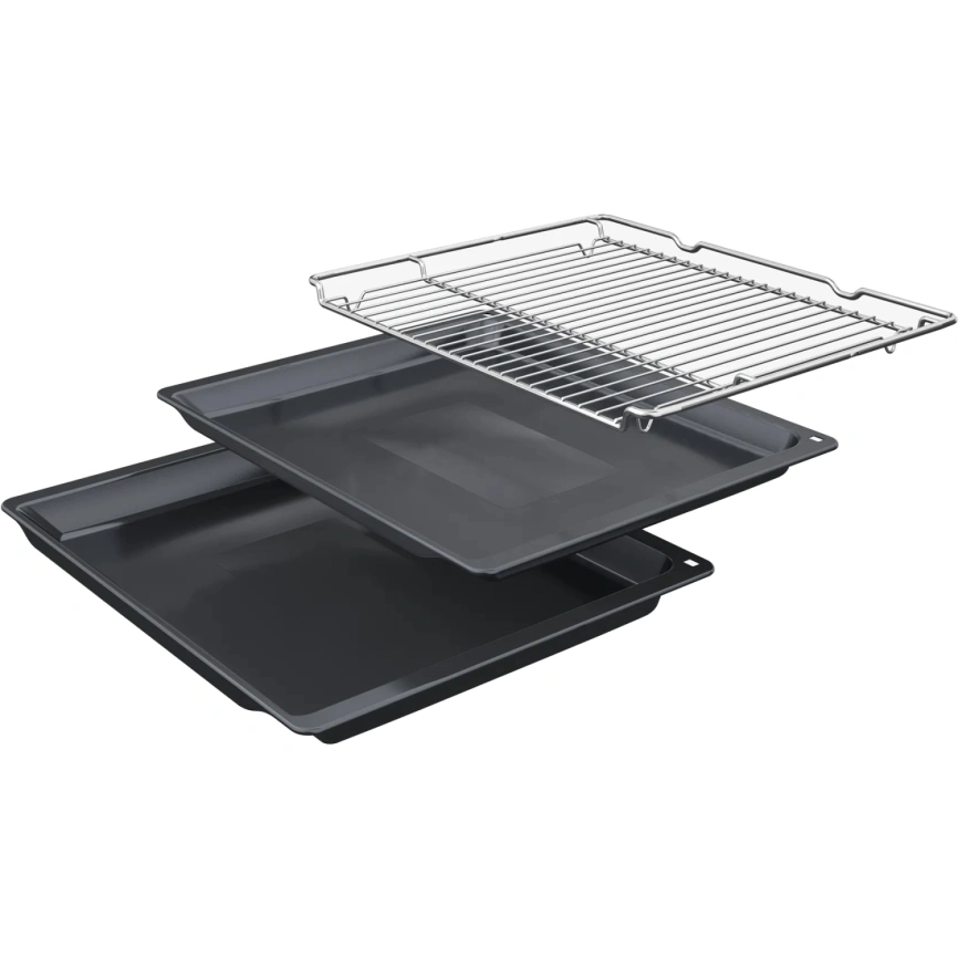 Электрический духовой шкаф Bosch Serie 8 HBG7361B1 Black фото 3