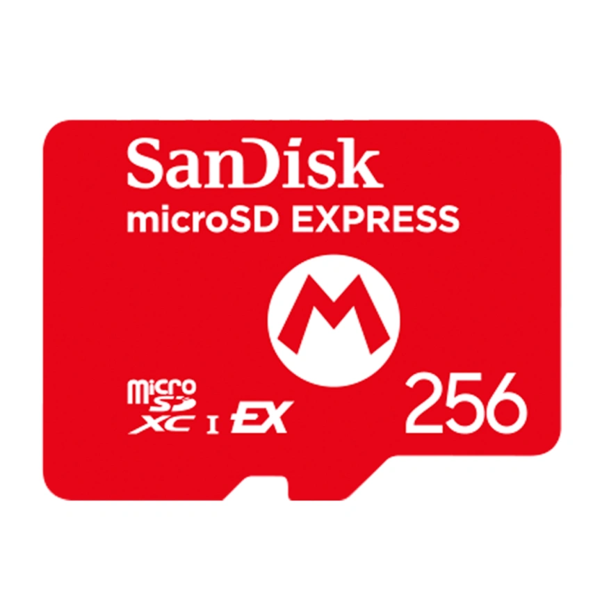 Карта памяти Sandisk microSD Express Card 256Gb для Nintendo Switch 2 фото 1