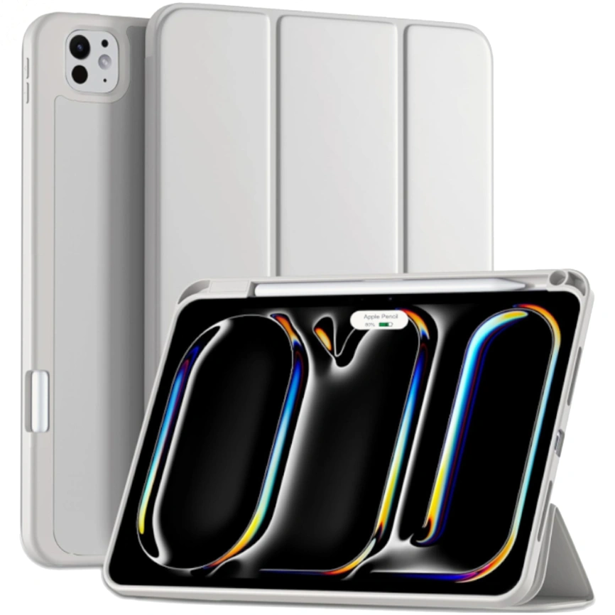 Чехол Gurdini Milano Series для iPad Pro 13 (2024) Stone фото 2