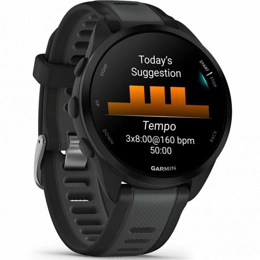Смарт-часы Garmin Forerunner 165 (010-02863-20) Black/Slate Gray фото 4