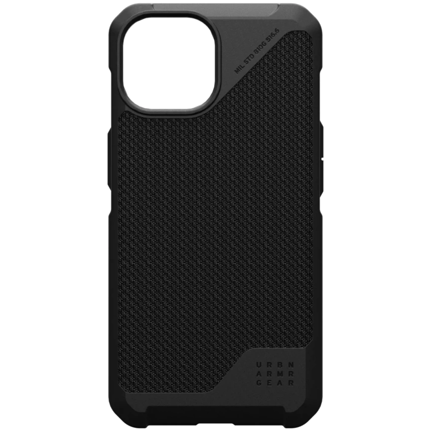 Чехол UAG Metropolis LT with MagSafe для iPhone 15 Kevlar Black (114315113940) фото 1
