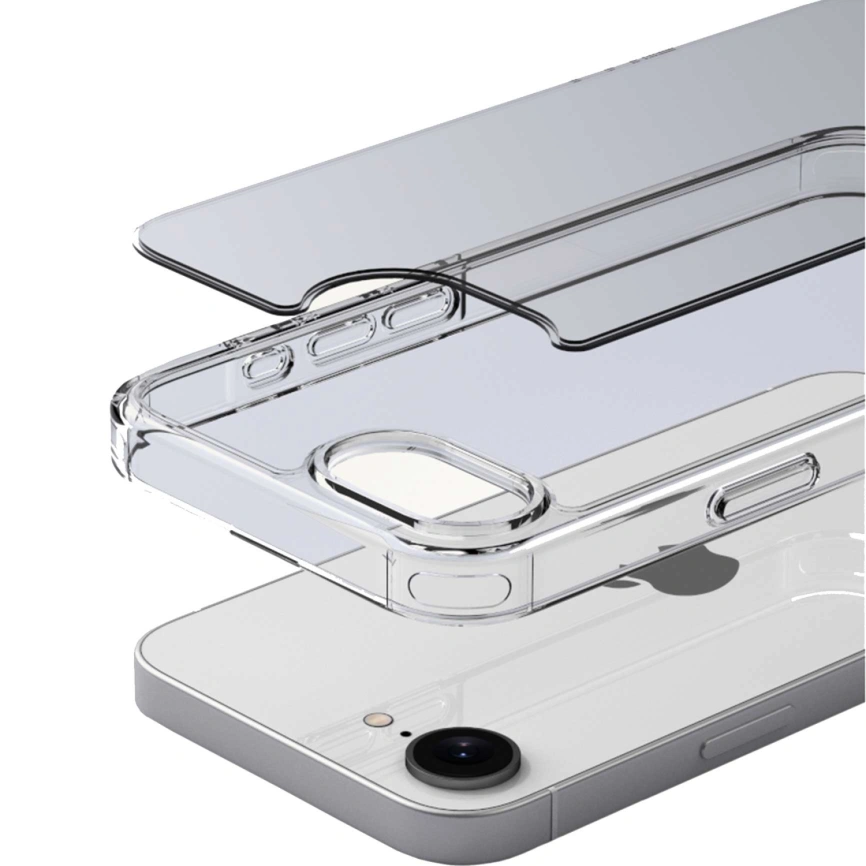 Чехол Gurdini Alba Series Protective для iPhone 16e Clear фото 5