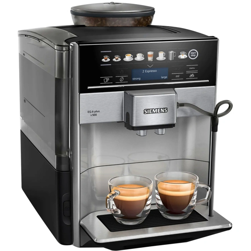 Кофемашина Siemens TE655203RW Black фото 3