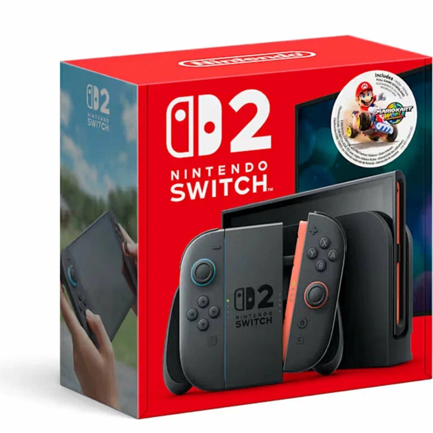 Игровая приставка Nintendo Switch 2 256GB Black + Mario Kart World Bundle фото 10