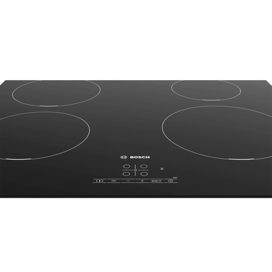Индукционная варочная панель Bosch Serie 4 PIE611BB5E Black фото 2
