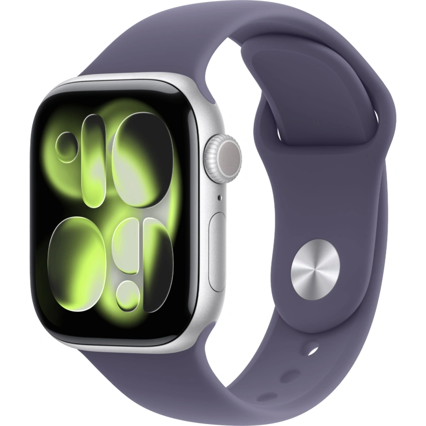 Смарт-часы Apple Watch Series 11 42mm Silver Aluminium Case with Purple Fog Sport Band M/L фото 1