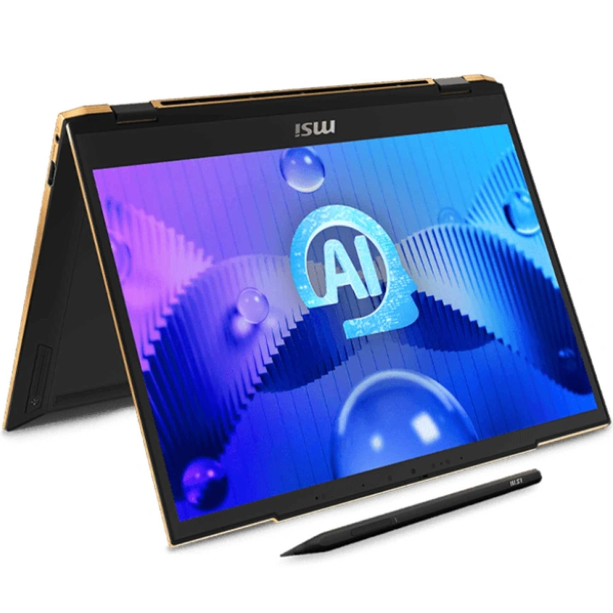 Ноутбук MSI Summit E13 AI Evo A1MTG-001US 13.3 FHD IPS/ i7-155H Ultra/16GB/1TB SSD (9S7-13P411-001) Black фото 2