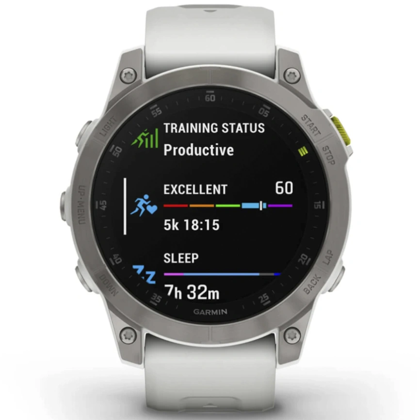 Умные часы Garmin Epix™ Gen 2 (010-02582-20) Sapphire - White Titanium фото 7