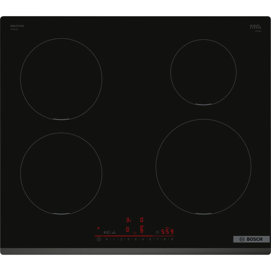 Индукционная варочная панель Bosch Serie 6 PIE631HB1E Black фото 1