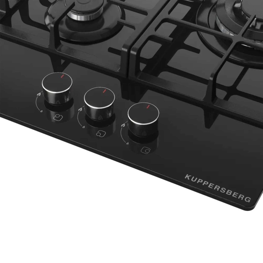 Газовая варочная панель Kuppersberg FG 46 B Black фото 3