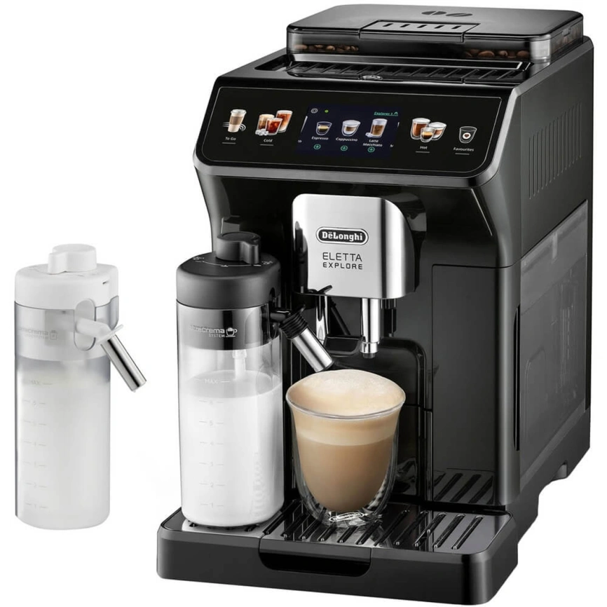 Кофемашина DeLonghi Dinamica Eletta Explore ECAM450.55.G Black фото 2