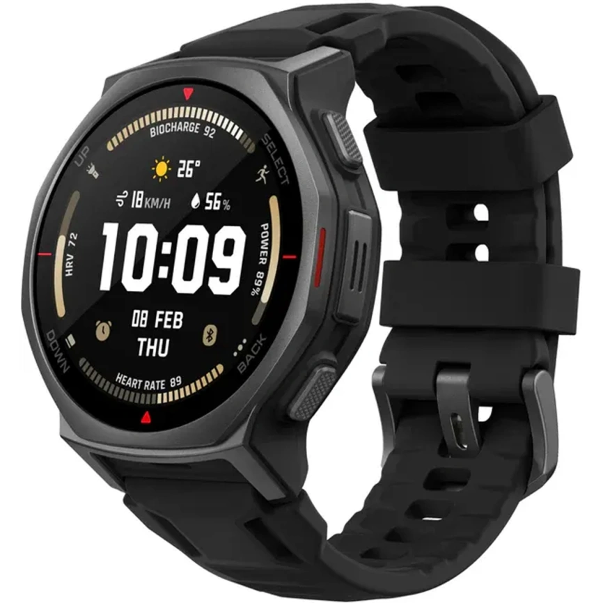 Смарт-часы Amazfit T-Rex 3 Pro 44mm Tactical Black фото 1