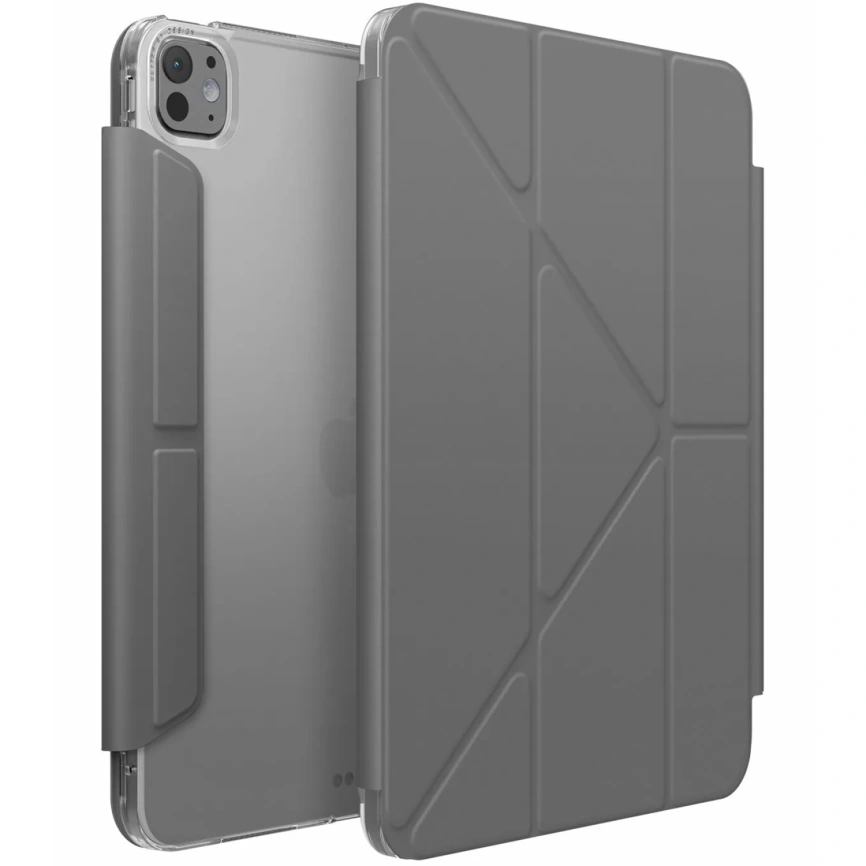 Чехол Uniq CAMDEN для iPad Pro 13 (2024) Rhino Gray фото 1