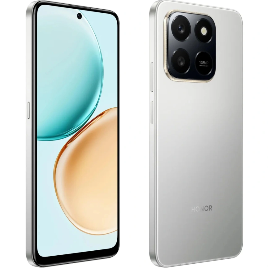 Смартфон Honor X7d 8/512Gb Meteor Silver фото 4