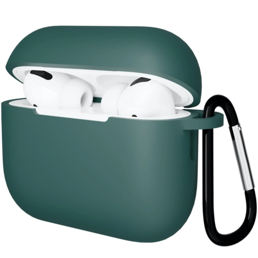 Силиконовый чехол Gurdini для AirPods Pro 3 Green Forest фото 1