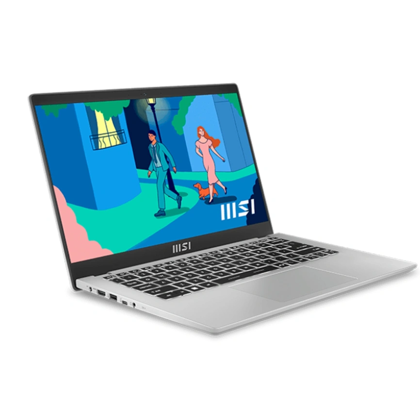 Ноутбук MSI Modern 14 C12M-240XRU 14 FHD IPS/ i5-1235U/8GB/512GB SSD (9S7-14J111-240) Silver фото 1