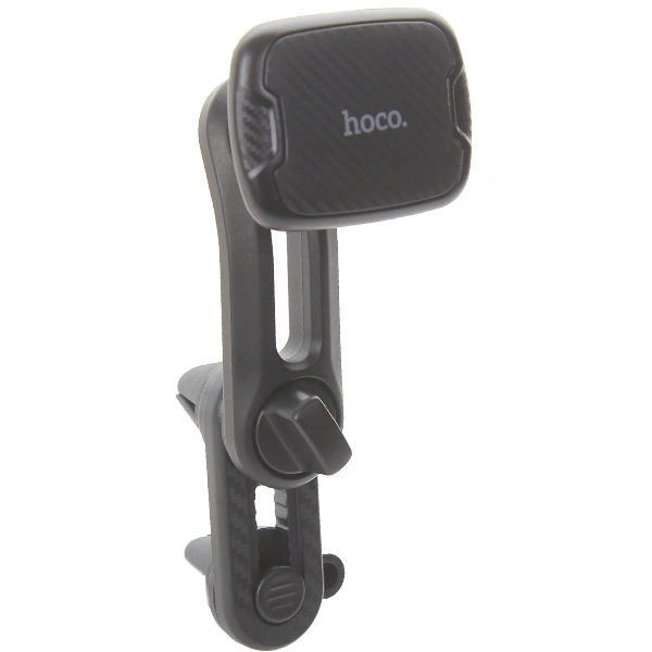Автомобильный держатель Hoco CA68 Sagittarius series double air Outlet magnetic holder магнитный универсальный в решетку Black фото 2