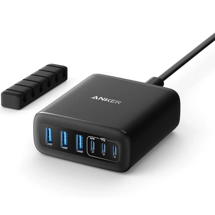 Зарядная станция Anker Charger 112W USB-A/USB-C (A2154K11) фото 1