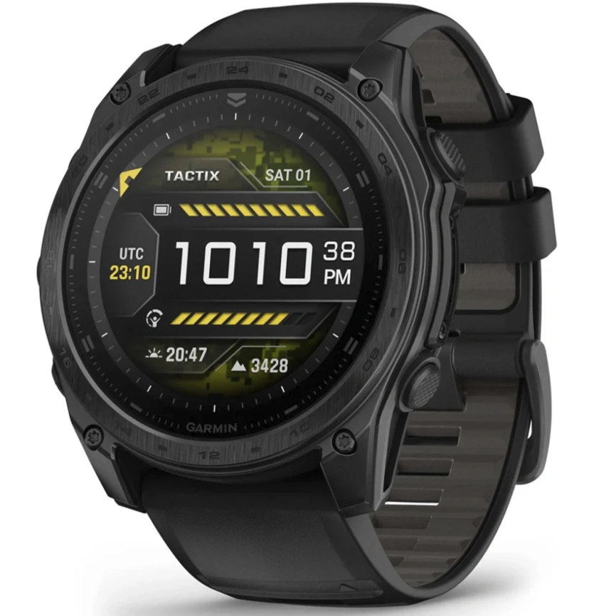 Смарт-часы Garmin Tactix 8 51mm Amoled Sapphire Applied Ballistic Solver Band (010-03406-01) Black фото 1