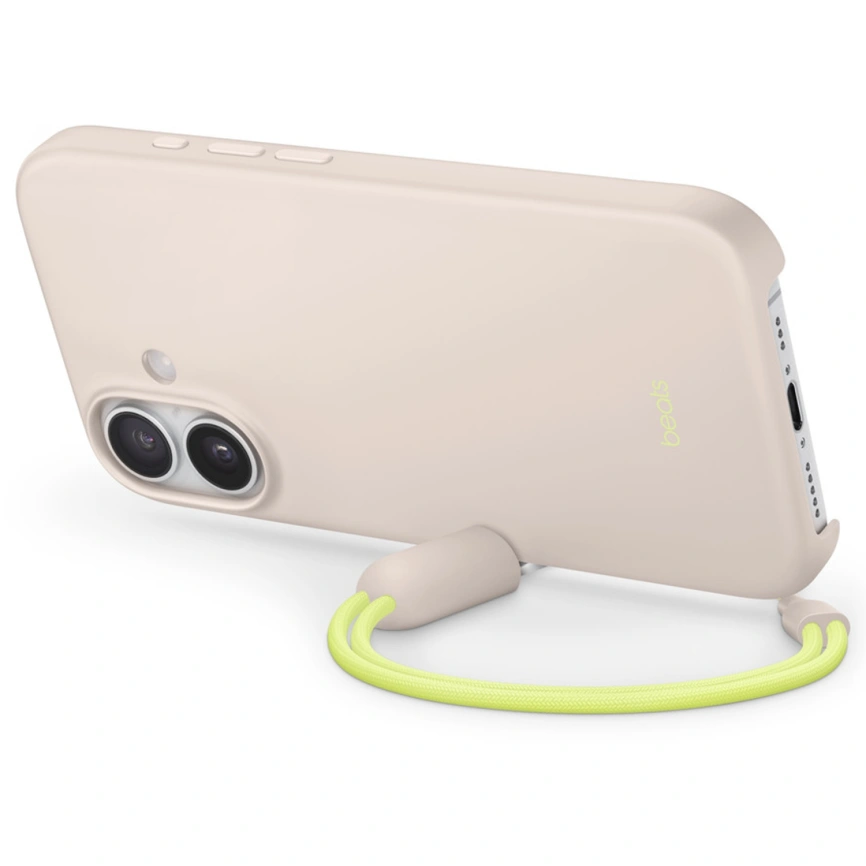 Чехол Beats Kickstand Case with MagSafe and Camera Control для iPhone 17 Lime Stone фото 1