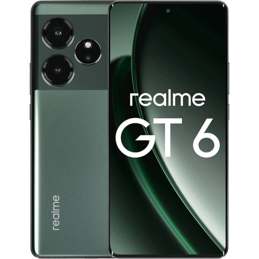 Смартфон Realme GT 6 16/512Gb Razor Green фото 1