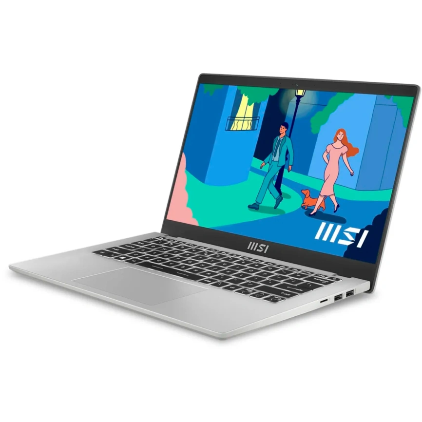 Ноутбук MSI Modern 14 C12MO-689RU 14 FHD IPS/ i5-1235U/16GB/512GB SSD (9S7-14J111-689) Silver фото 4