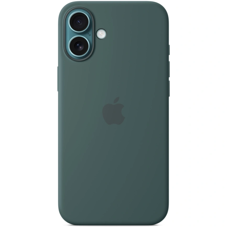 Чехол Apple Silicone Case with MagSafe для iPhone 16 Lake Green фото 1