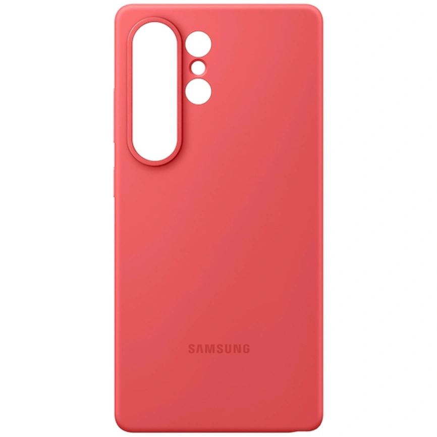 Чехол Samsung Silicone Case для Galaxy S25 Ultra Red фото 5